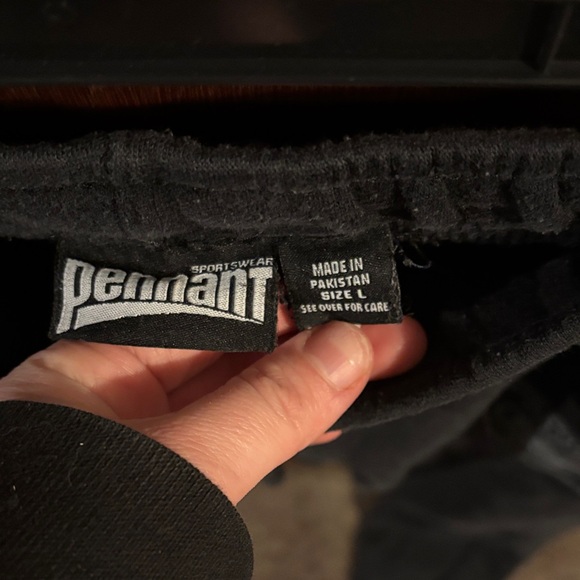 Black Sweatpants with Drawstring - Picture 2 of 3